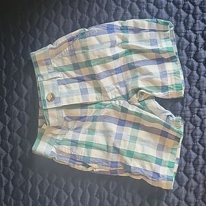 Janie & Jack baby boy plaid shorts